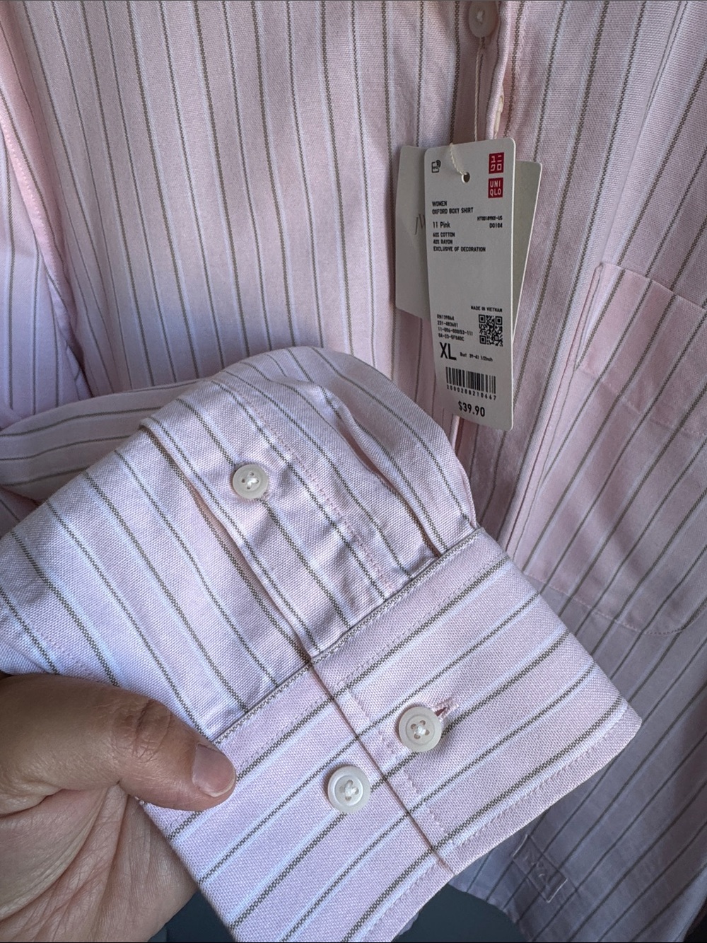 UNIQLO and JW ANDERSON Oxford Boxy Shirt NWT - Picture 7 of 7